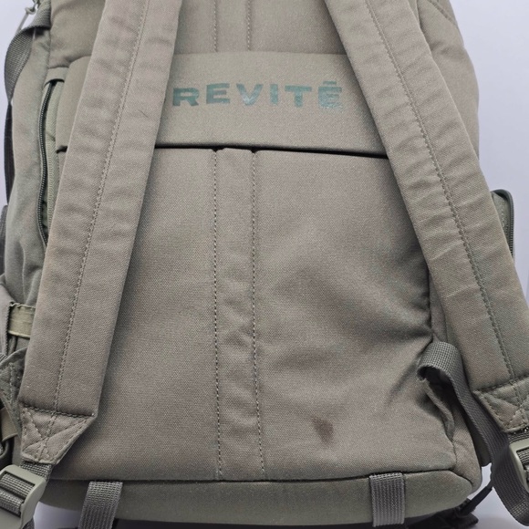 Brevité Camera Backpack Olive Green Travel Bag Multi-Pocket Laptop Compartment - Picture 3 of 13